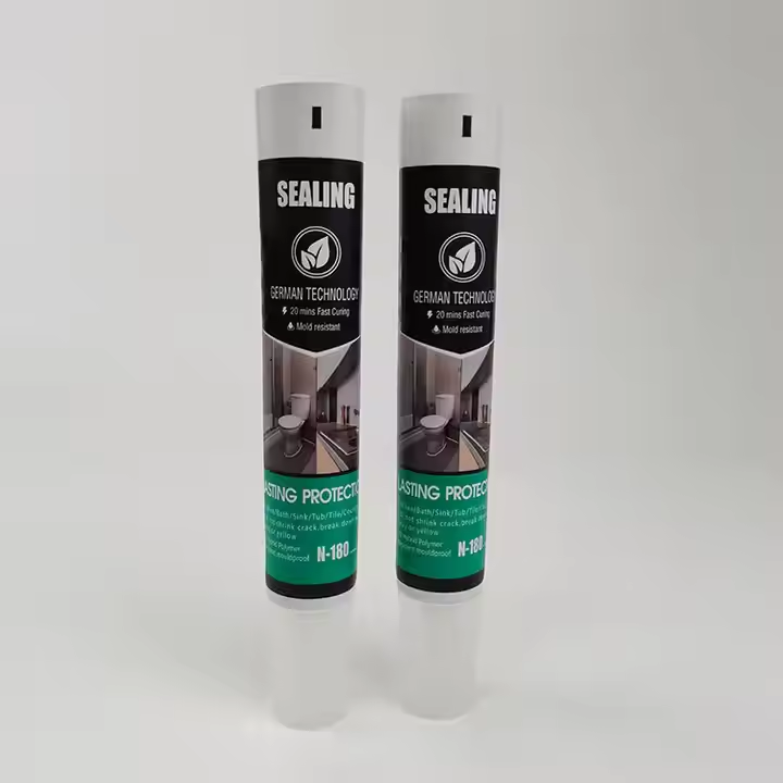 Customized soft extruded aluminum-plastic sealing tube with long nozzle