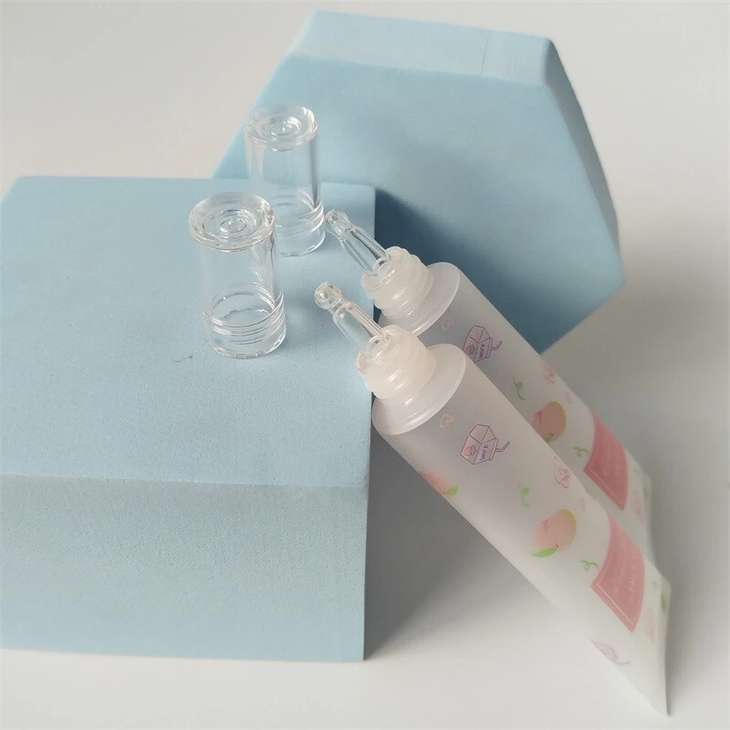 D25 30ml Eye Cream Eye Serum Plastic Packaging Clear Transparent Long Nozzle Concealer Plastic Dropper for Skincare Serum