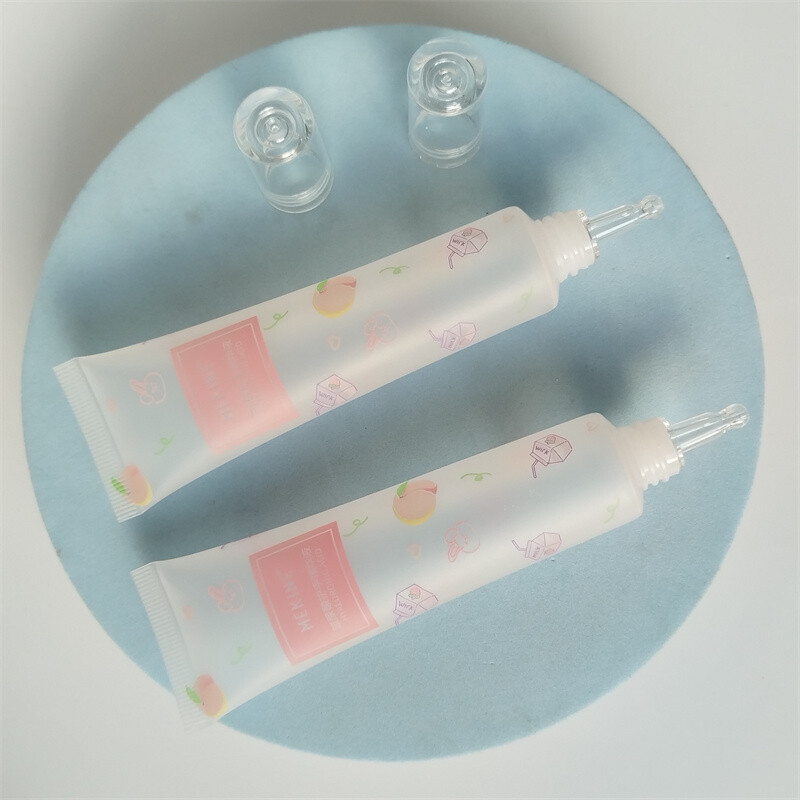 D25 30ml Eye Cream Eye Serum Plastic Packaging Clear Transparent Long Nozzle Concealer Plastic Dropper for Skincare Serum