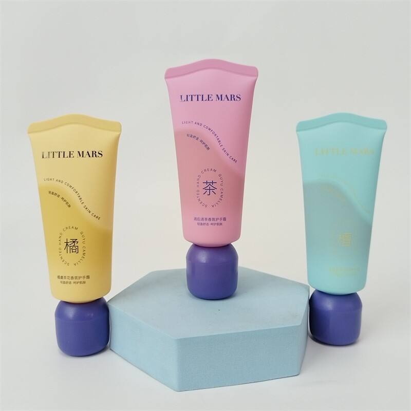 Cute 30g 50g Hand Cream Facial Cleanser Gel Body Lotion Cosmetic PE Plastic Skincare up Face Tubes Sculpture Packaging Tube