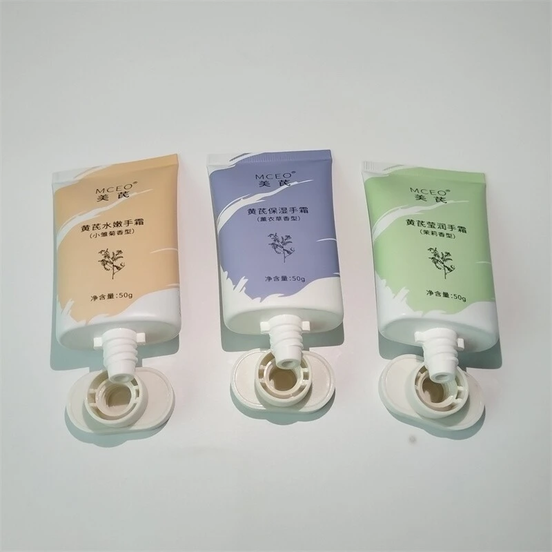 30ml 50ml Mini Soft Plastic Tube Package Luxury Cleanser Hand Cream Plastic Hose Sunscreen Moisturizing Skin Essence ABL Tube