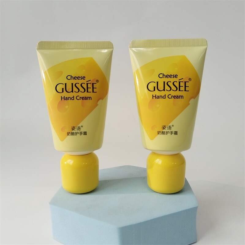 Empty 50ml Aluminum ABL Barrier Laminated Hand Cream Packaging Cosmetic Lotion Hand Lotion Cream Tube with Cute Screw Cap