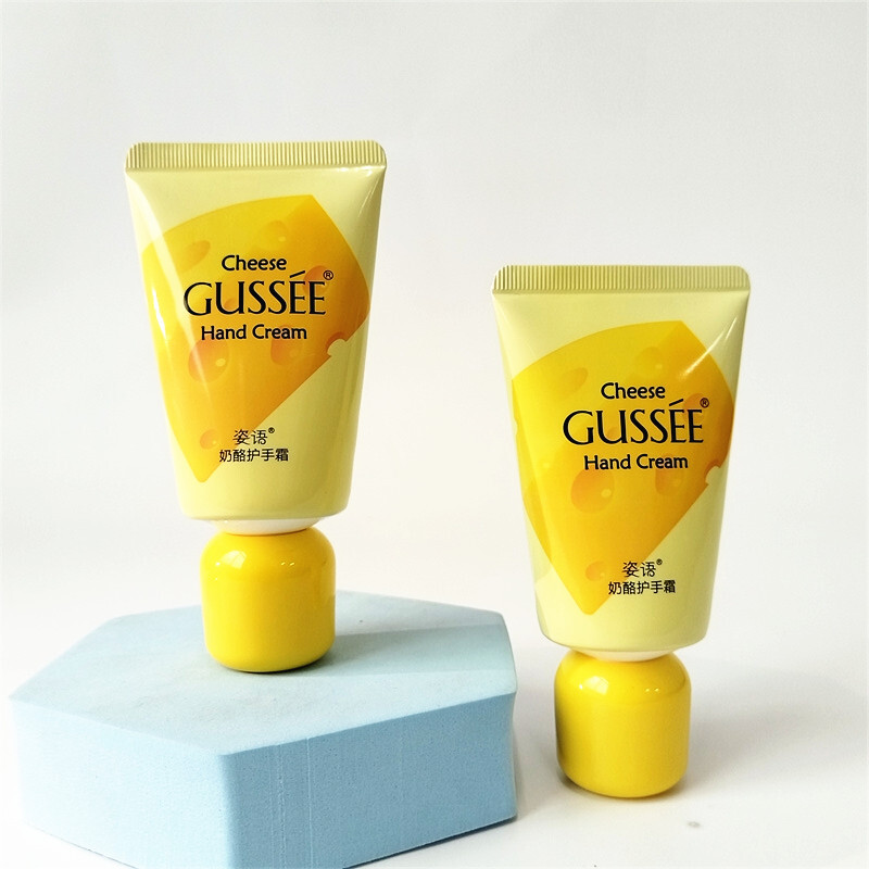 Empty 50ml Aluminum ABL Barrier Laminated Hand Cream Packaging Cosmetic Lotion Hand Lotion Cream Tube with Cute Screw Cap