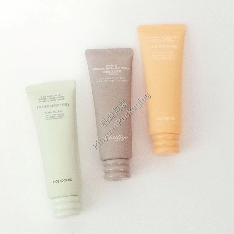 D35 80ml Hand & Face Cream PE Cosmetic Tube with Cute Packaging Cap