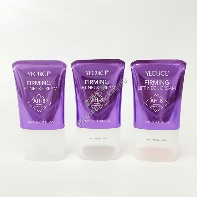 D55 120ml Neck Cream High Gloss ABL Cosmetic Tube Functional Head with Rollers