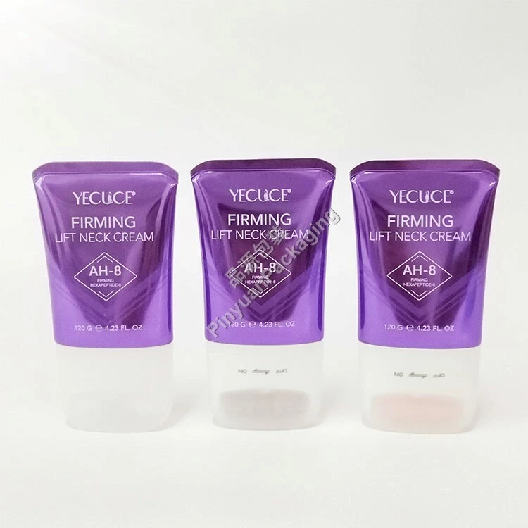 D55 120ml Neck Cream High Gloss ABL Cosmetic Tube Functional Head with Rollers