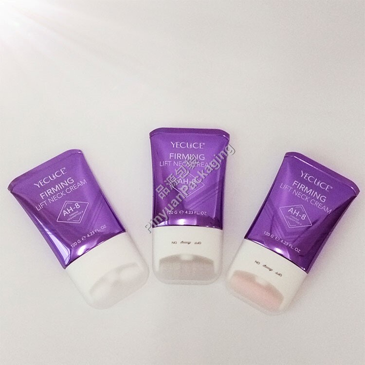 D55 120ml Neck Cream High Gloss ABL Cosmetic Tube Functional Head with Rollers