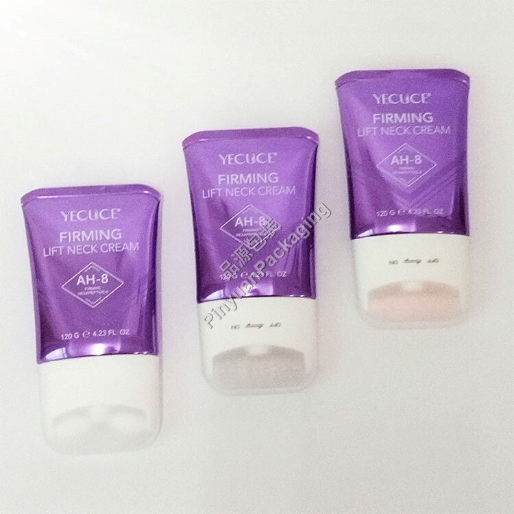 D55 120ml Neck Cream High Gloss ABL Cosmetic Tube Functional Head with Rollers