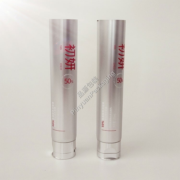 D35 100ml Facial Cleanser ABL Cosmetic Tube with Silver Plated Flip-top Cap