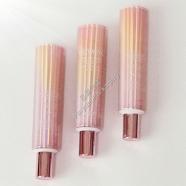 D30 50ml Sun Cream ABL Cosmetic Tube with Rose Golden Cylindrical Cap
