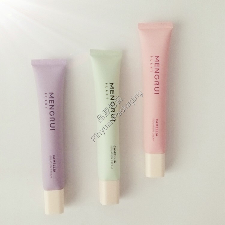 D22 30ml Isolation Cream PE Cosmetic Tube with Rectangular Screw Cap