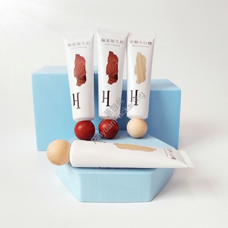 D25 30ml Hand Cream ABL Cosmetic Tube with Wooden Ball Cap