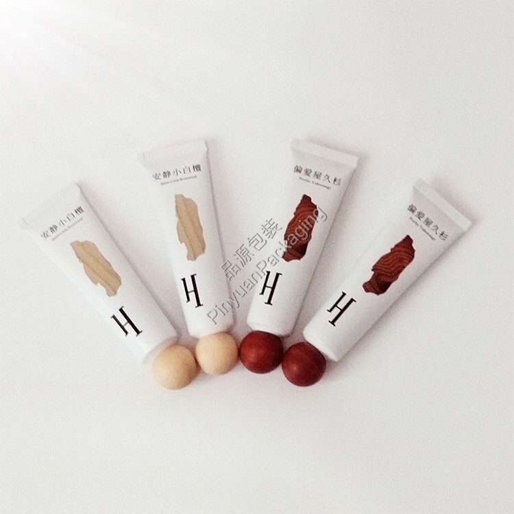 D25 30ml Hand Cream ABL Cosmetic Tube with Wooden Ball Cap