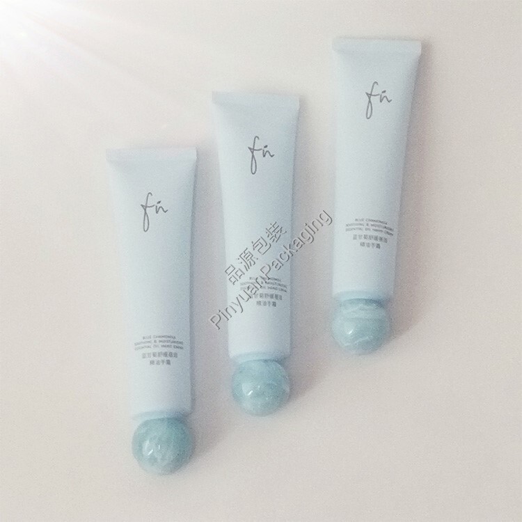 D30 80ml Hand Cream PE Cosmetic Tube with ABS Ball Cap