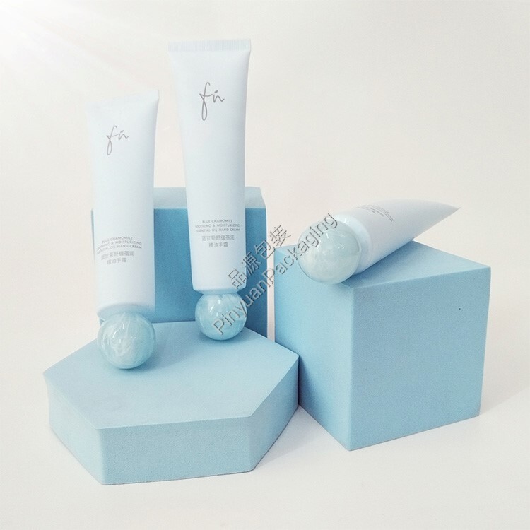 D30 80ml Hand Cream PE Cosmetic Tube with ABS Ball Cap