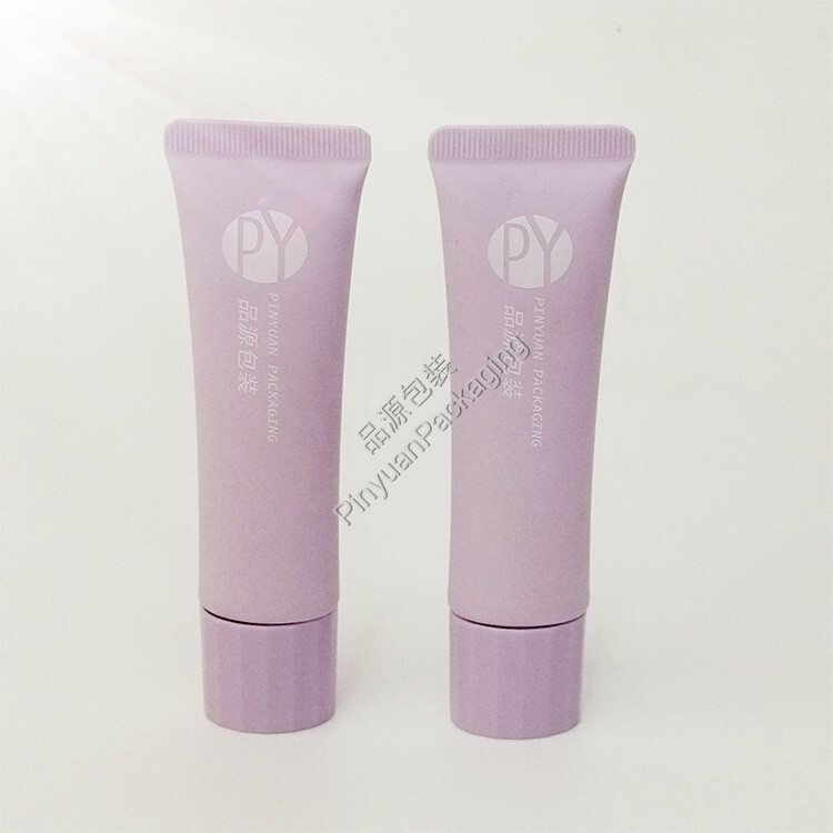 D25 30ml Skincare Hand Cream PE Cosmetic Tube with Purple Oval Cap