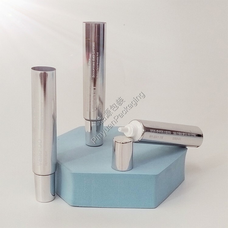 D19 10ml Skincare Cream High gloss ABL Cosmetic Tube with Silver-plated Cap