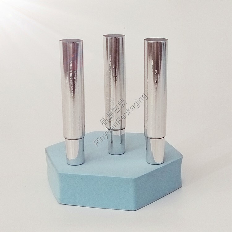 D19 10ml Skincare Cream High gloss ABL Cosmetic Tube with Silver-plated Cap