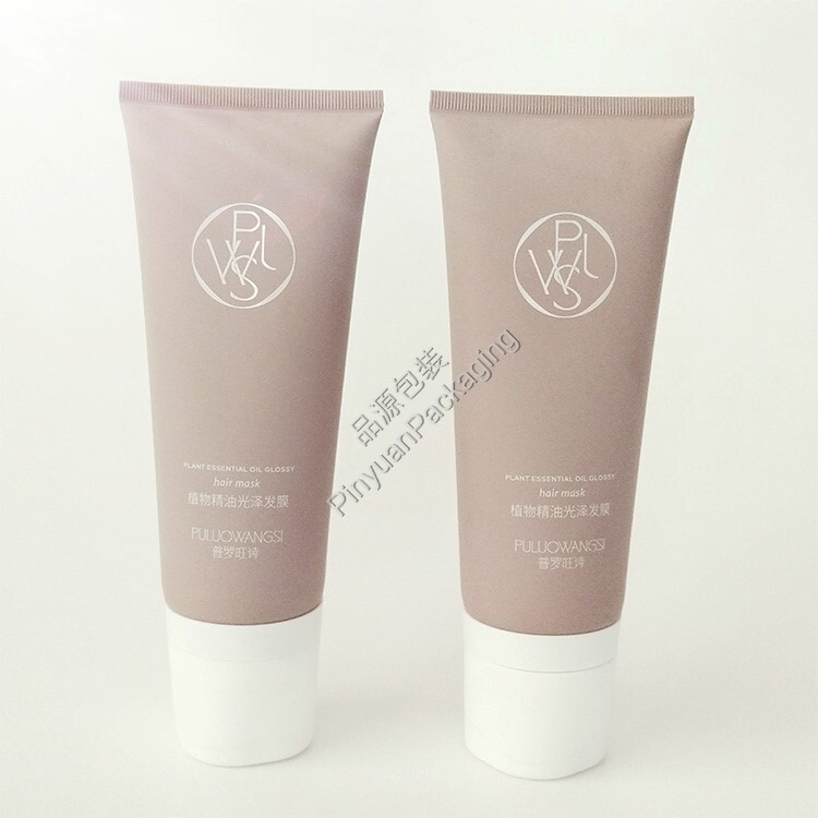 D45 200ml Hair Mask  PE Cosmetic Tube with Large Pointed Nozzle Cap