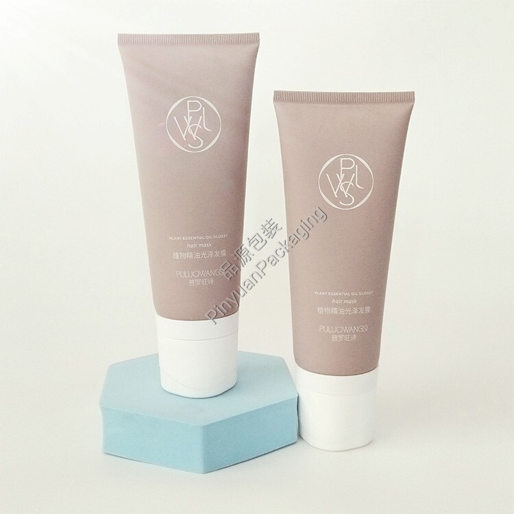 D45 200ml Hair Mask  PE Cosmetic Tube with Large Pointed Nozzle Cap