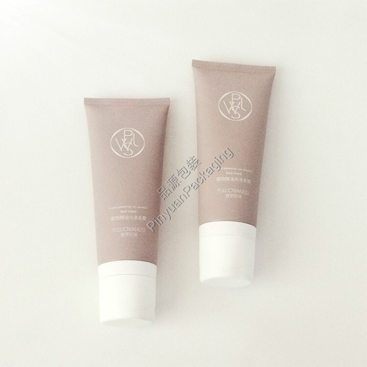 D45 200ml Hair Mask  PE Cosmetic Tube with Large Pointed Nozzle Cap