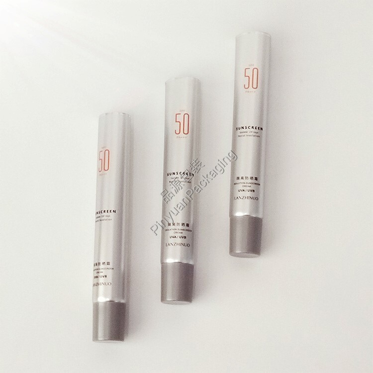 D25 50ml Sunscreen Cream ABL Cosmetic Tube with Grey Cap