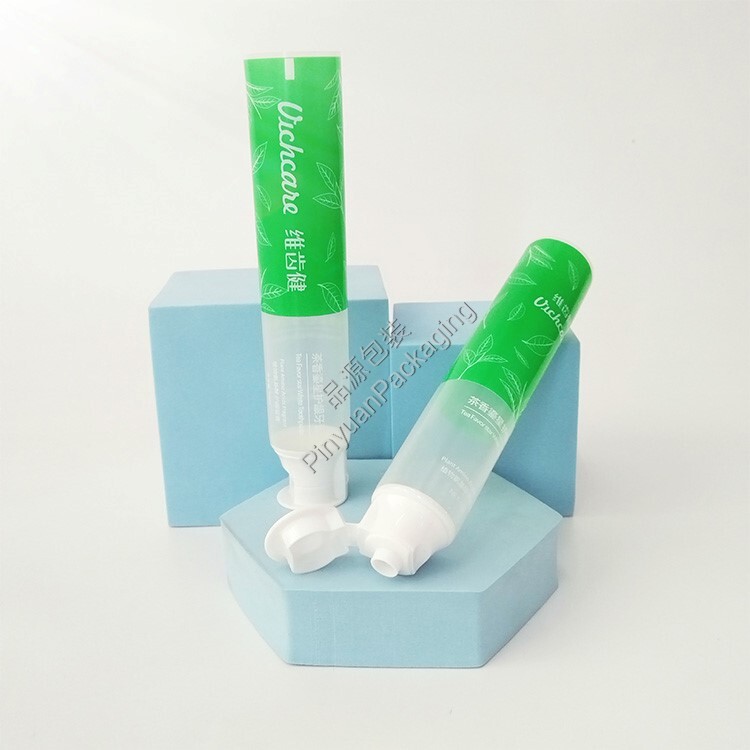 D32 100ml Toothpaste PBL Transparent Cosmetic Tube with Doctor Flip-top Cap