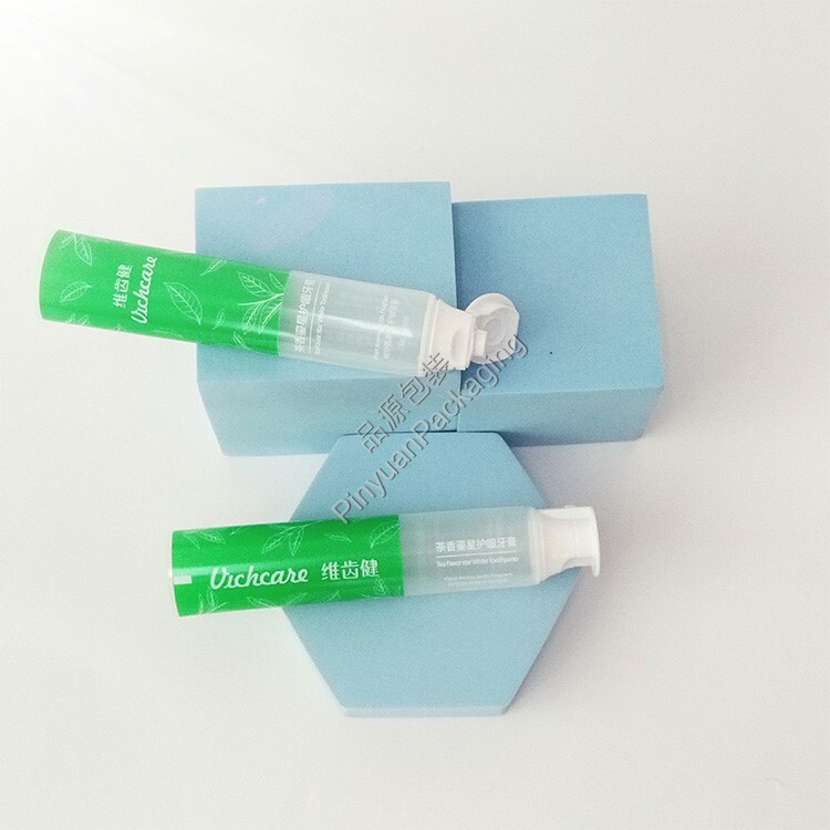 D32 100ml Toothpaste PBL Transparent Cosmetic Tube with Doctor Flip-top Cap