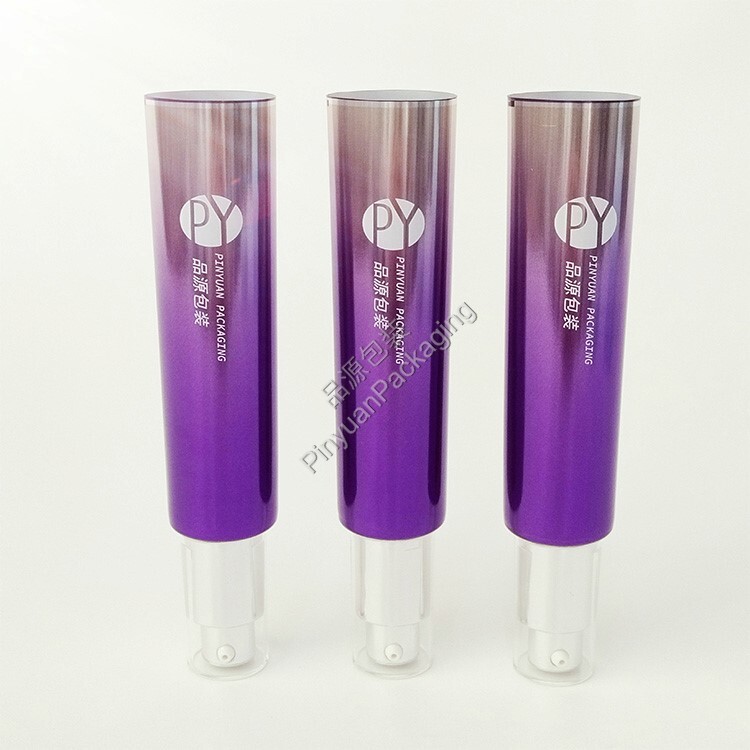 D30 50ml Skincare Lotion High-gloss ABL Cosmetic Tube with Pump Cap