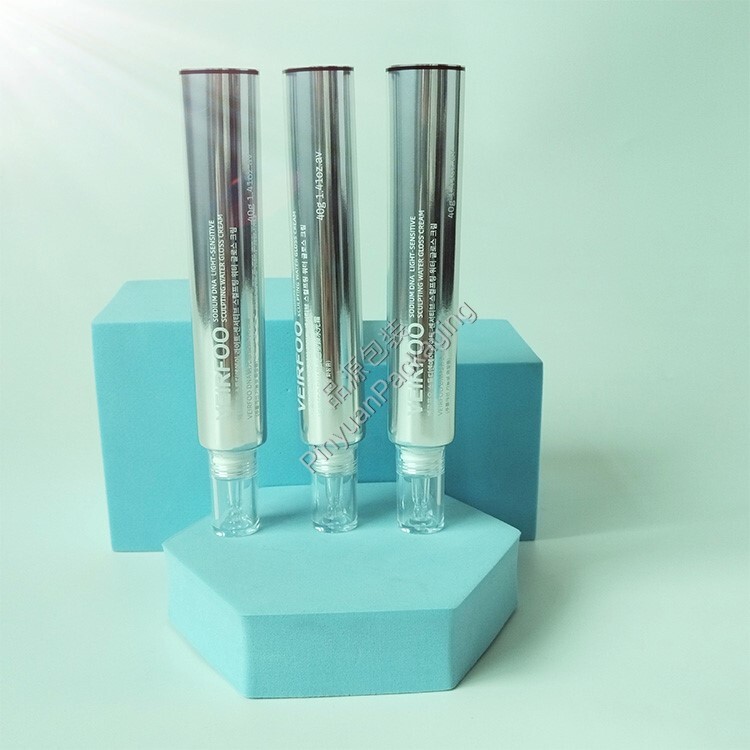 D25 40ml Sculpting Cream High-gloss ABL Cosmetic Tube with Transparent Dropper Cap