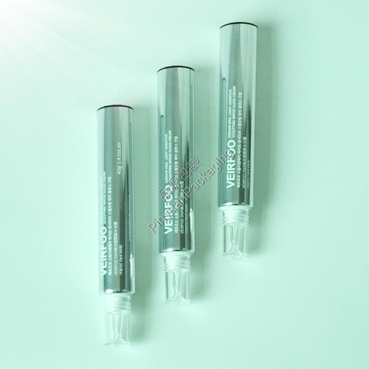 D25 40ml Sculpting Cream High-gloss ABL Cosmetic Tube with Transparent Dropper Cap