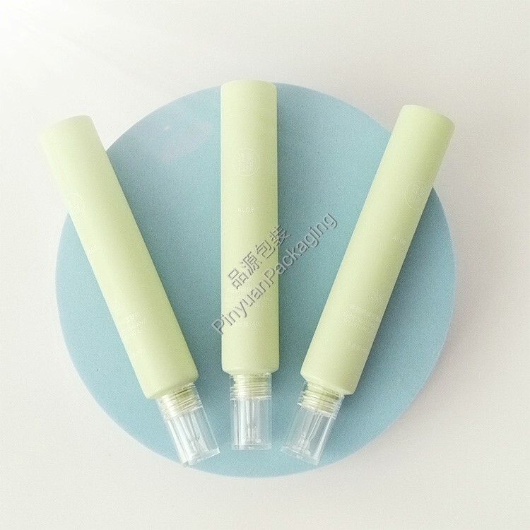 D25 40ml Skincare Gel PE Cosmetic Tube with Transparent Dropper Cap