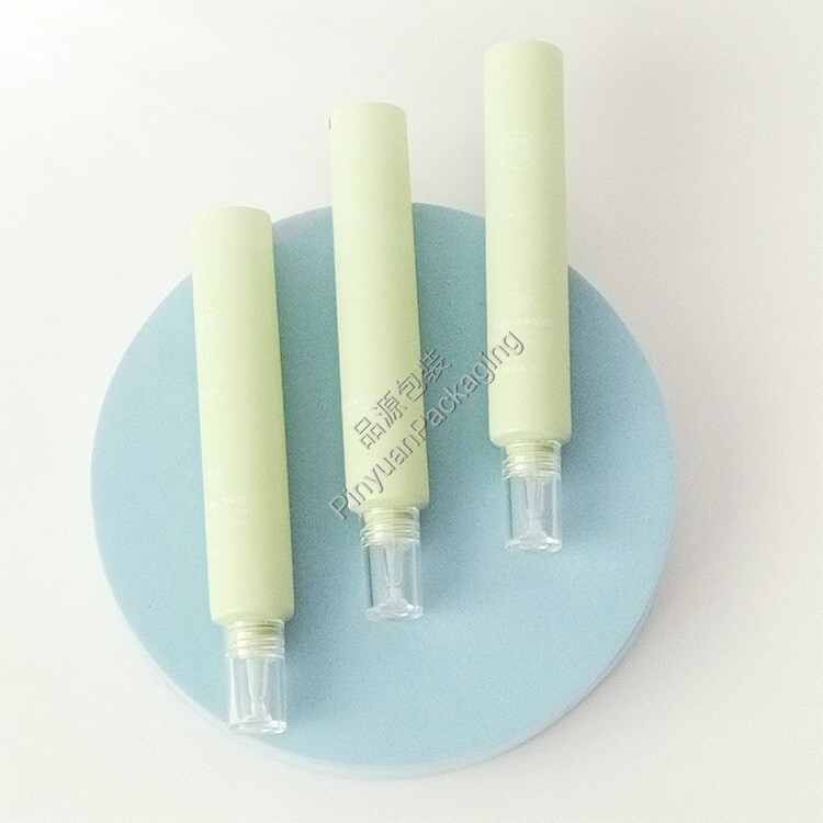 D25 40ml Skincare Gel PE Cosmetic Tube with Transparent Dropper Cap