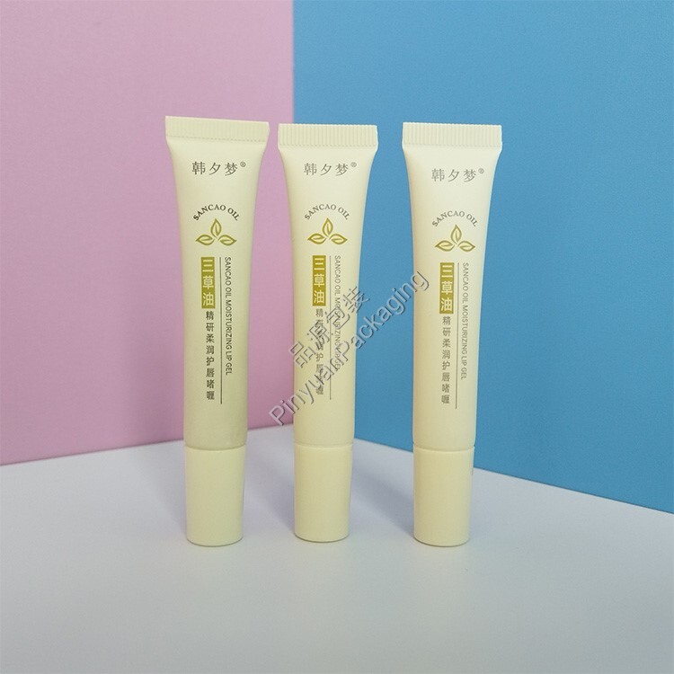 D16 8ml Lip Balm Gel PE Cosmetic Tube with Screw Cap