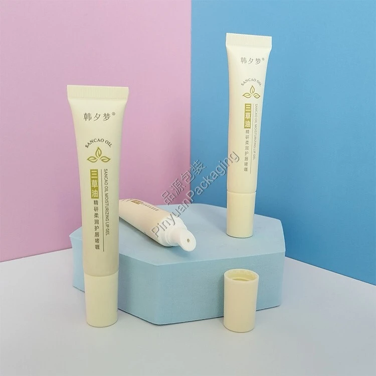 D16 8ml Lip Balm Gel PE Cosmetic Tube with Screw Cap