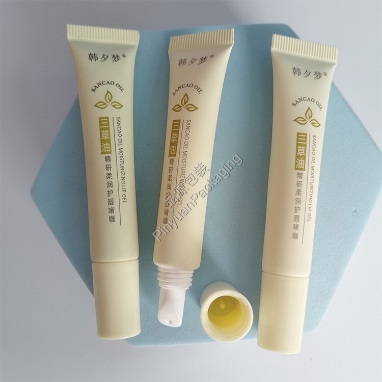 D16 8ml Lip Balm Gel PE Cosmetic Tube with Screw Cap