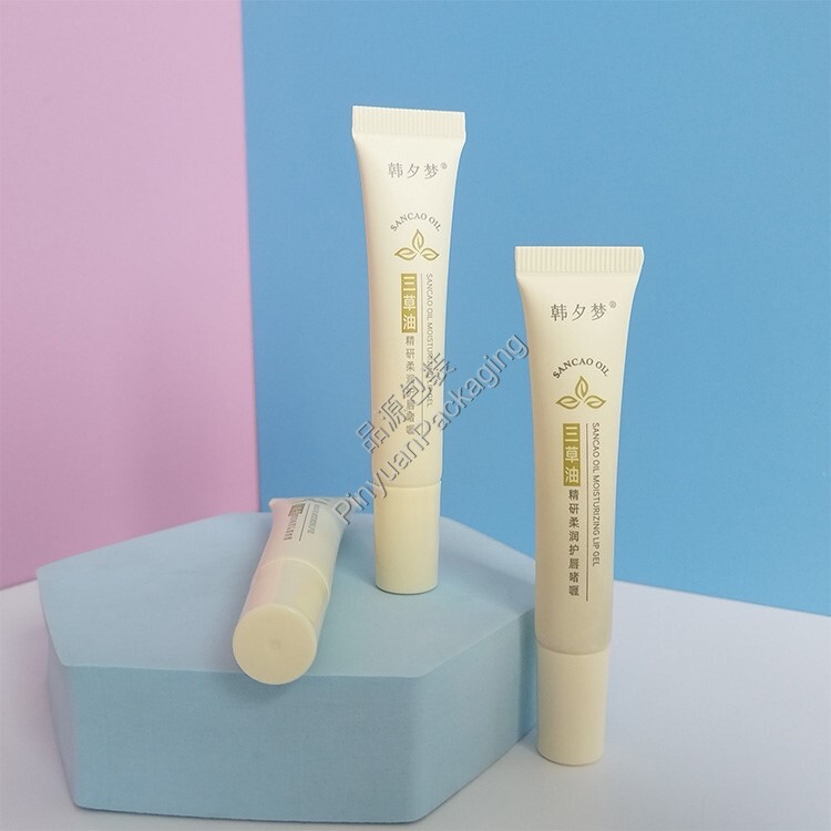D16 8ml Lip Balm Gel PE Cosmetic Tube with Screw Cap