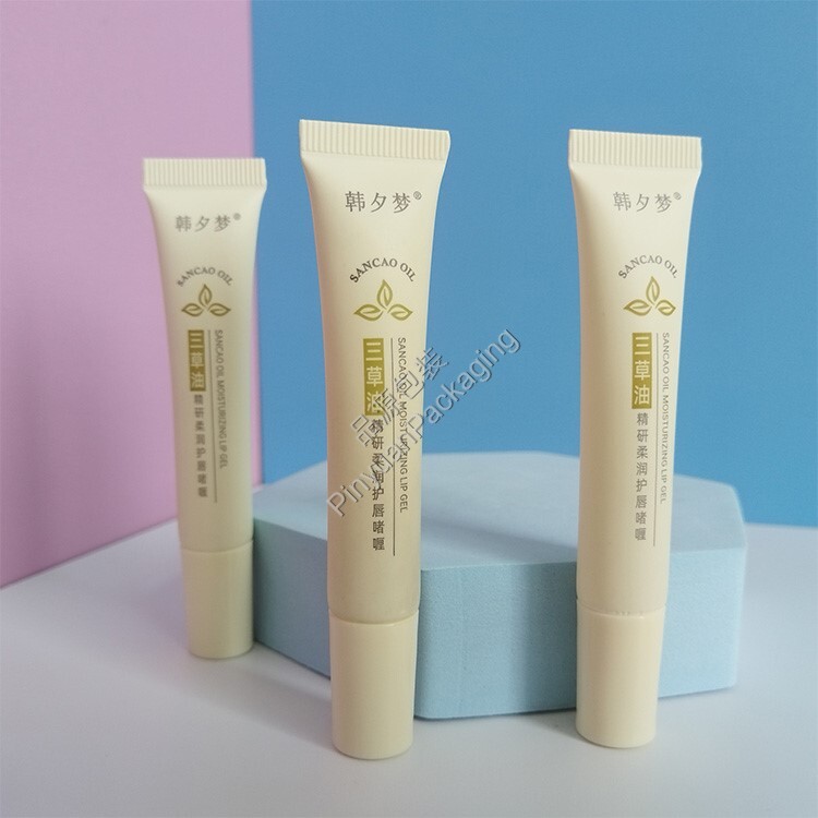 D16 8ml Lip Balm Gel PE Cosmetic Tube with Screw Cap