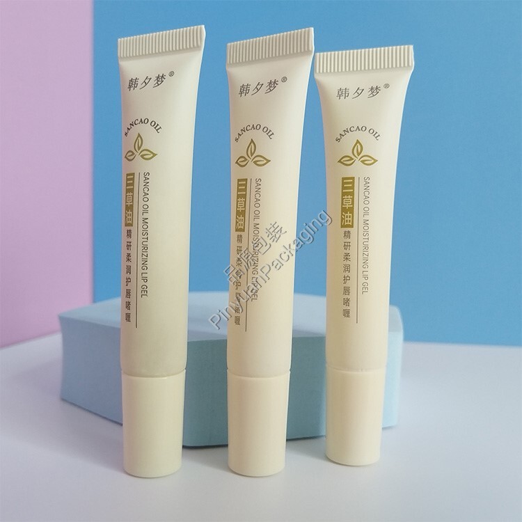 D16 8ml Lip Balm Gel PE Cosmetic Tube with Screw Cap