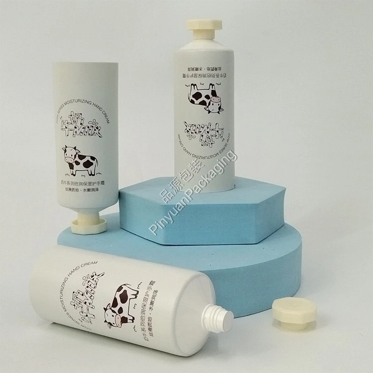 D45 80ml Hand Cream ABL Cosmetic Tube with Octagonal Cap