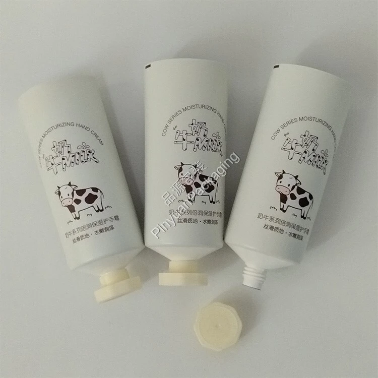 D45 80ml Hand Cream ABL Cosmetic Tube with Octagonal Cap