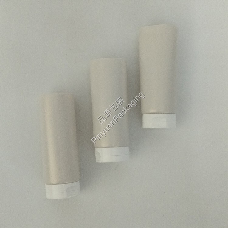 D40 70ml Skincare Cream Pearl-Effect PE Cosmetic Tube with Flip-top Cap