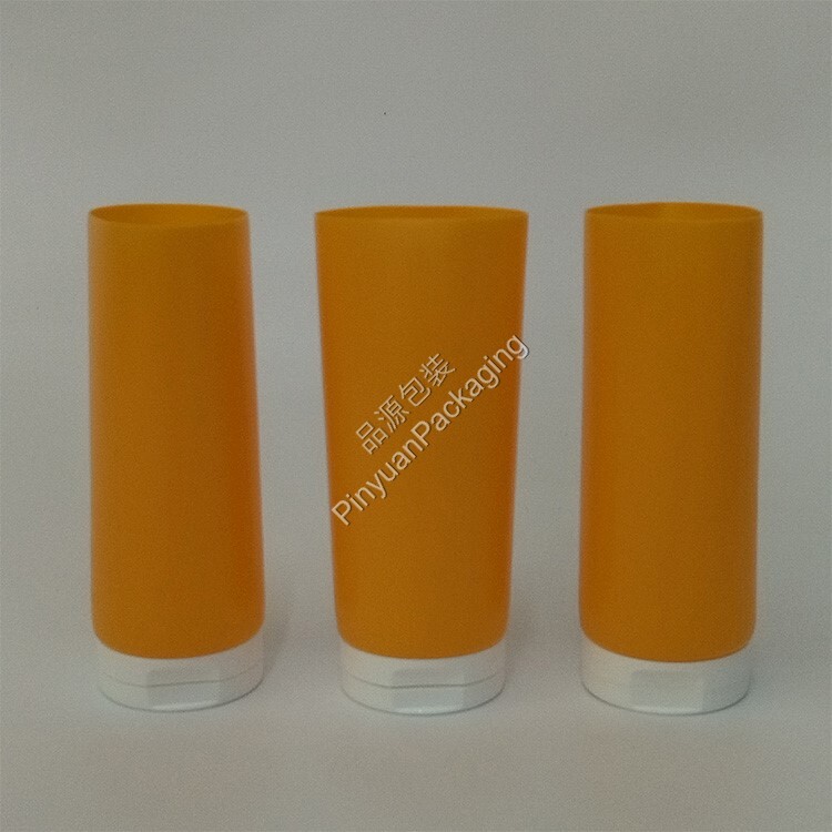D50 150ml Skincare Cream PE Cosmetic Tube with Flip-top Cap