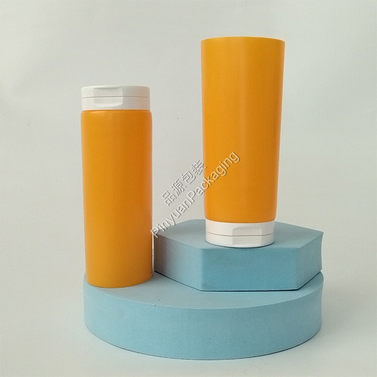 D50 150ml Skincare Cream PE Cosmetic Tube with Flip-top Cap