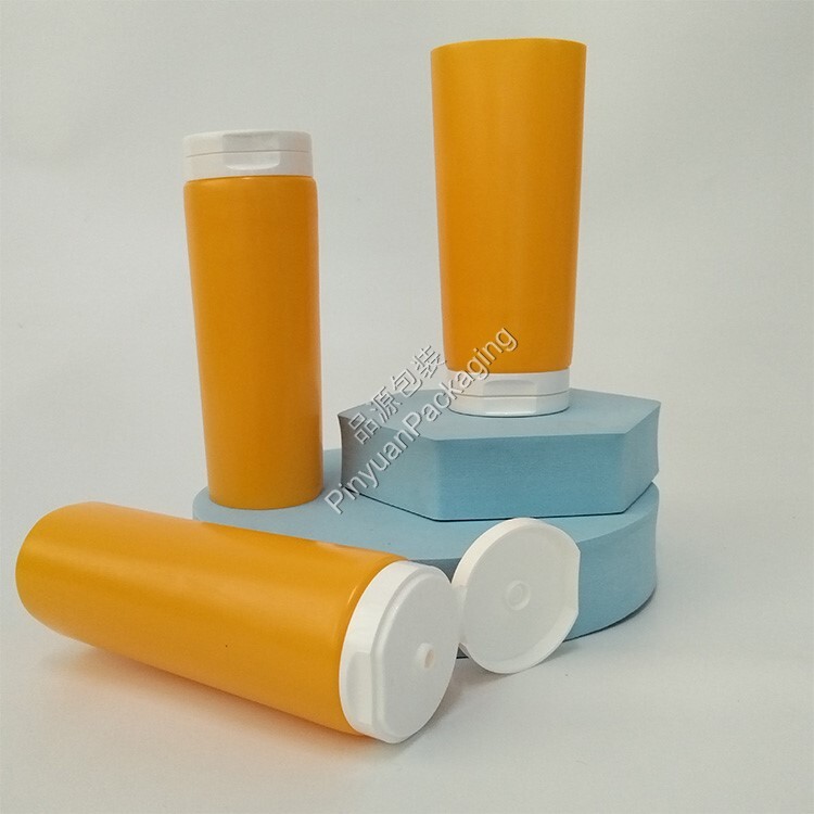 D50 150ml Skincare Cream PE Cosmetic Tube with Flip-top Cap