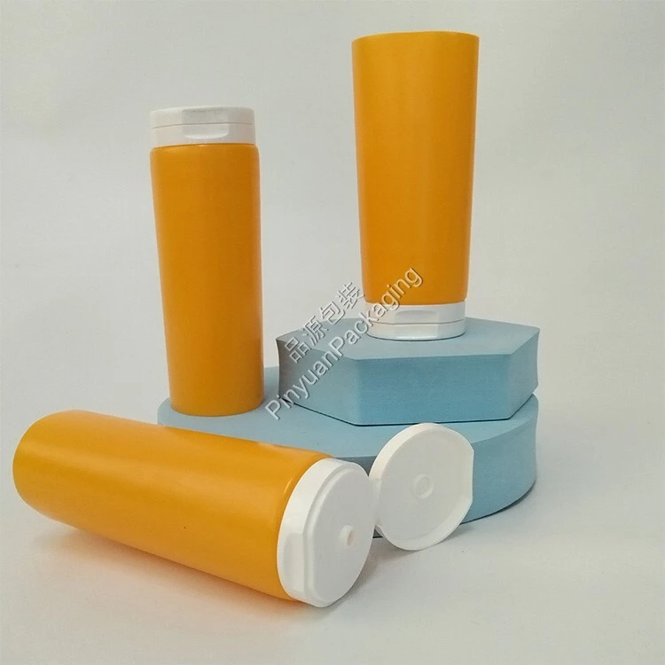 D50 150ml Skincare Cream PE Cosmetic Tube with Flip-top Cap