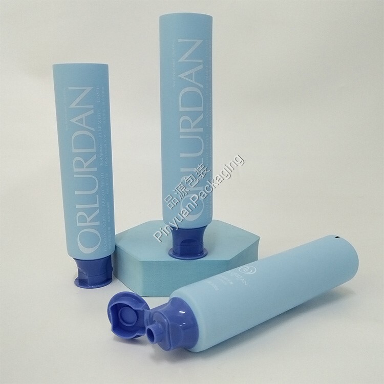 D38 120ml Toothpaste PE Cosmetic Tube with Flip-top Cap