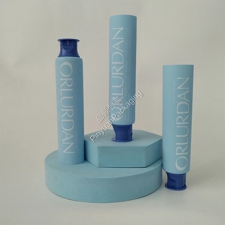 D38 120ml Toothpaste PE Cosmetic Tube with Flip-top Cap