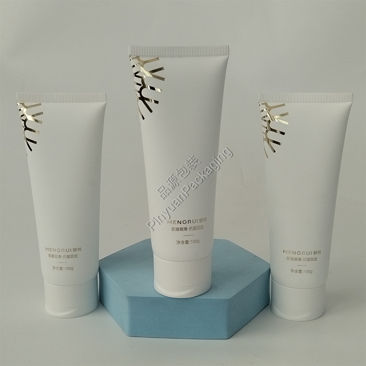 D40 100ml Neck Cream PE Cosmetic Tube with Flip-top Cap