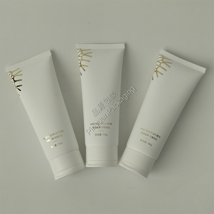D40 100ml Neck Cream PE Cosmetic Tube with Flip-top Cap